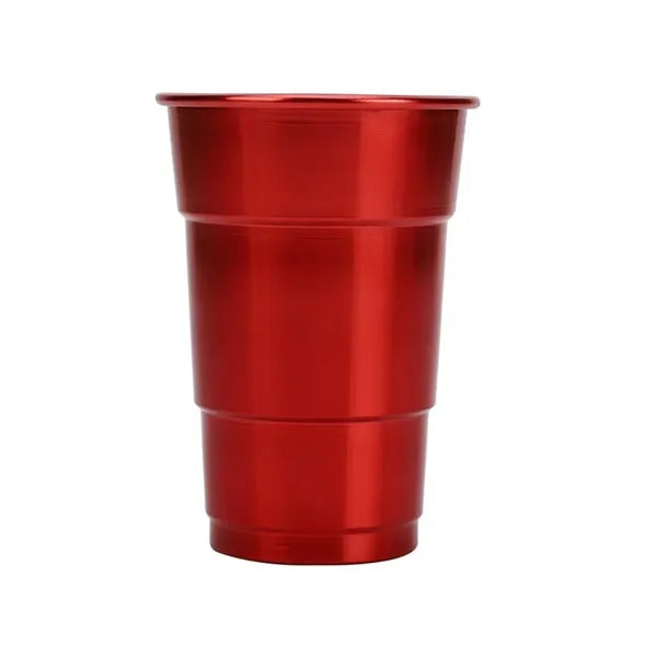 16 Oz. Custom Logo Aluminum Party Beer Cup