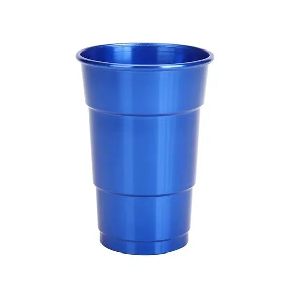 16 Oz. Custom Logo Aluminum Party Beer Cup