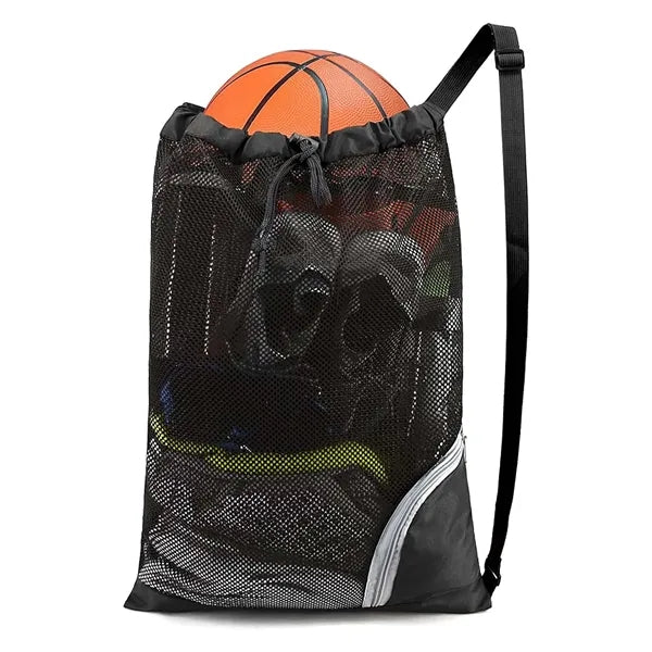 Mesh Drawstring Backpack