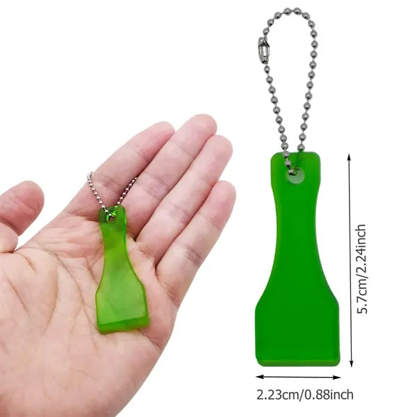 Plastic Lottery Scratcher with Keychain