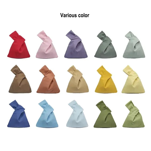 Wrist Bag Sleeve Knot Pouch Portable Tote Gift