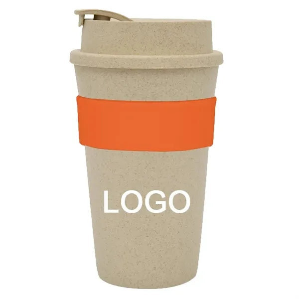 16 oz Wheat Travel Tumbler