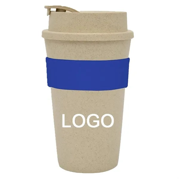 16 oz Wheat Travel Tumbler