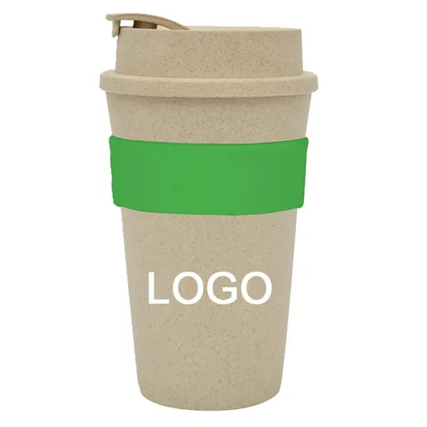 16 oz Wheat Travel Tumbler
