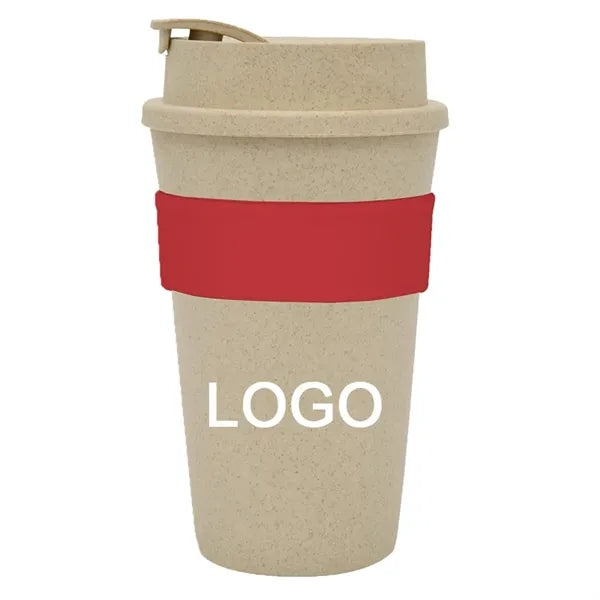 16 oz Wheat Travel Tumbler