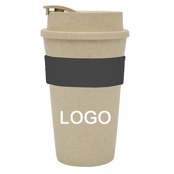 16 oz Wheat Travel Tumbler