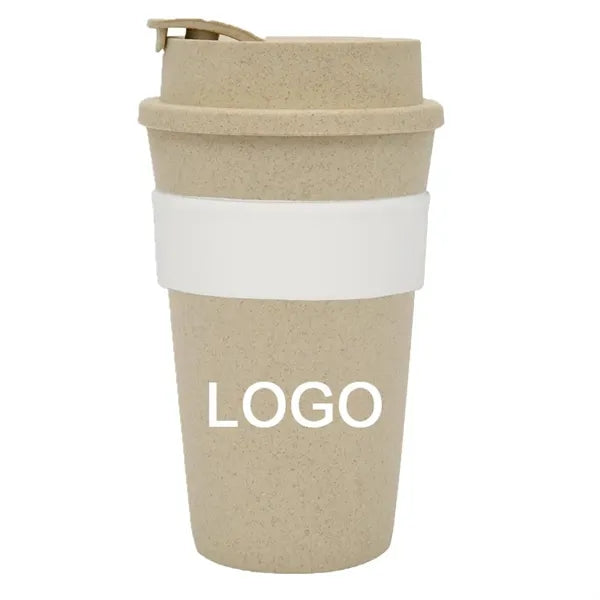 16 oz Wheat Travel Tumbler