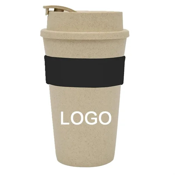 16 oz Wheat Travel Tumbler