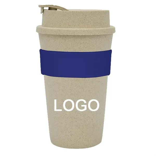 16 oz Wheat Travel Tumbler