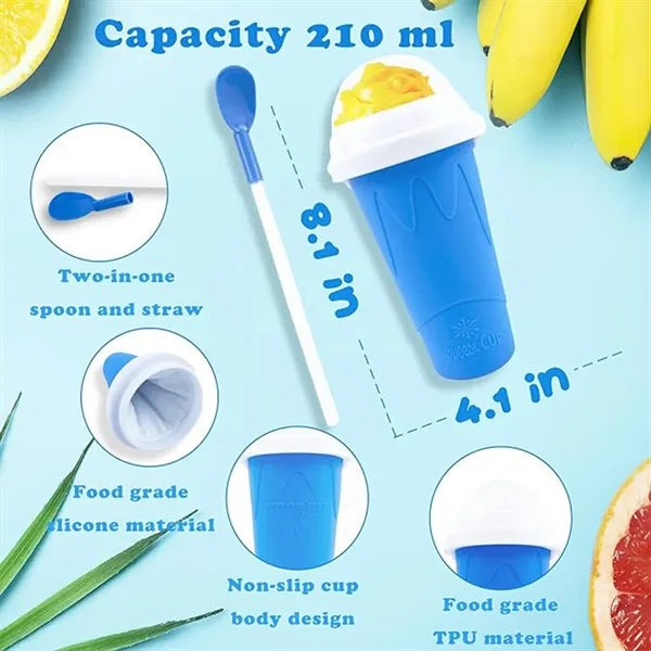 Slushy Maker Quick Frozen Magic Layers Slushie Cup