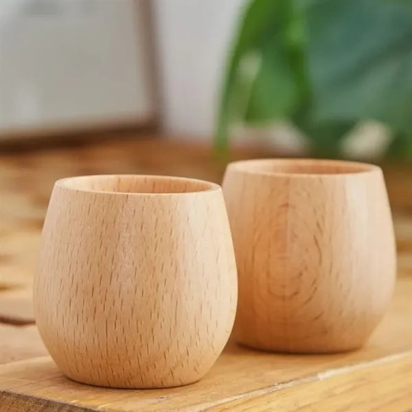 7 Oz Wooden Water Glasses