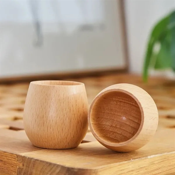 7 Oz Wooden Water Glasses