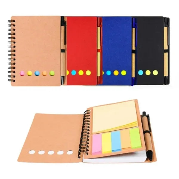Notebook w/ Post Notes and pen