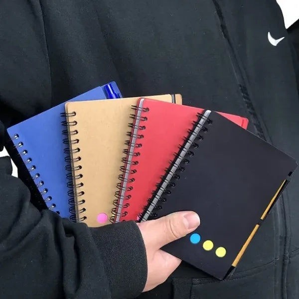 Notebook w/ Post Notes and pen