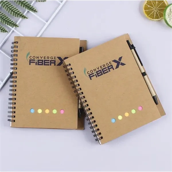 Notebook w/ Post Notes and pen