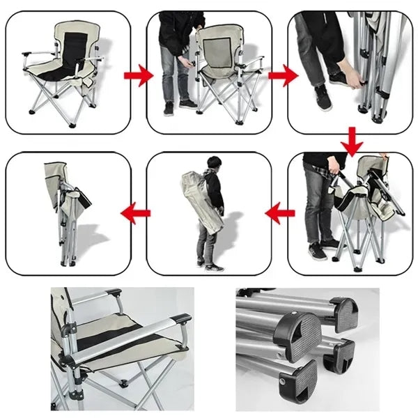 Folding Camping Chair With Carrying Bag