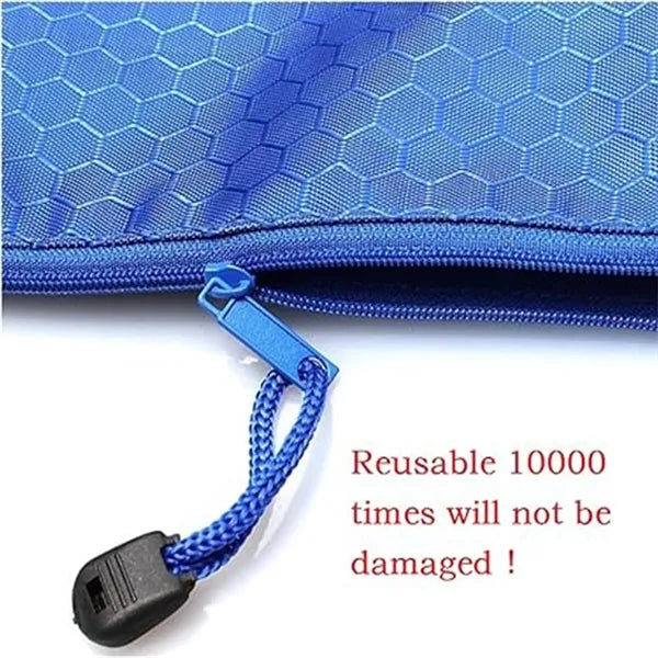 Waterproof Zipper File Bags Office Filing Document Storage
