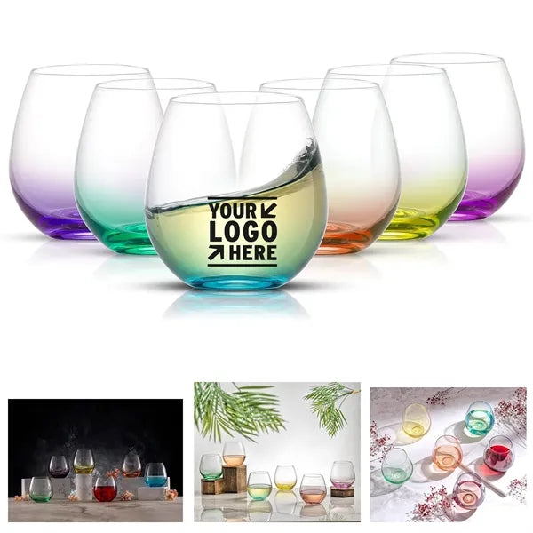 12 Oz Stemless Wine Glass