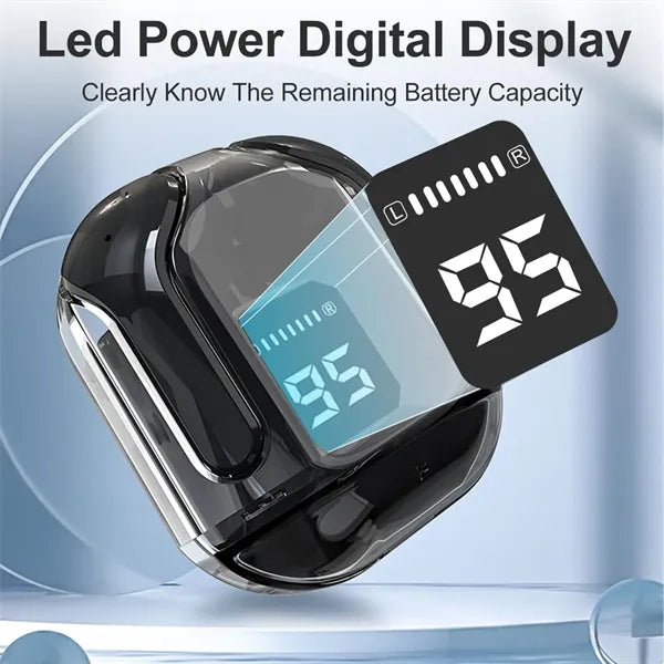 Mini Wireless Bluetooth Headphones With Charging Case and LE