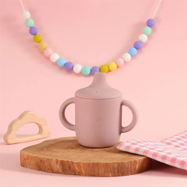 Food Grade BPA Free Silicone Baby Sipp Cup 4.5 oz