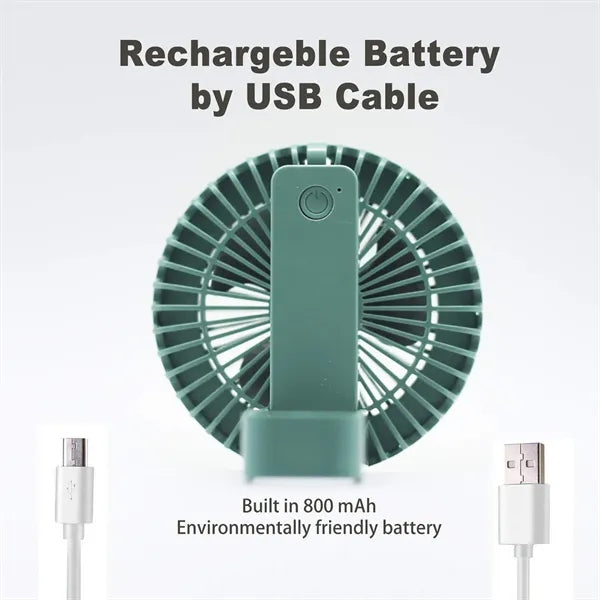 Hanging USB Portable Camping Fan Rechargeable With LED Lante