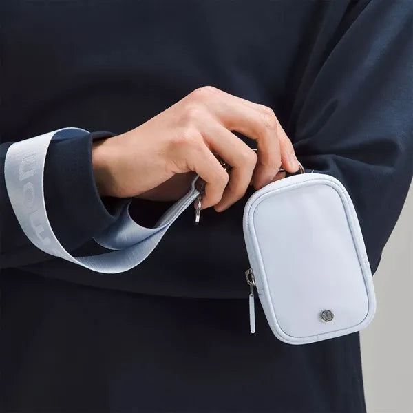 Clippable Knit Nylon Unisex Wallets Pouch