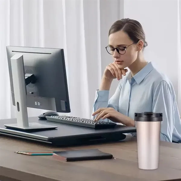 500ML Insulated Coffee Cup Stainless Steel Tumbler Mug