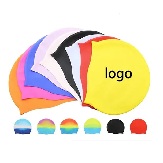 Non-slip silicone swim cap waterproof