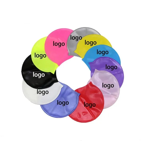 Non-slip silicone swim cap waterproof