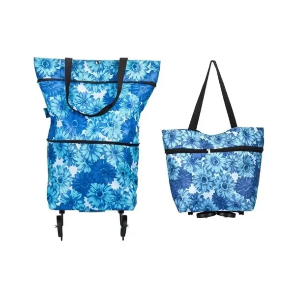 Folding Shopping Trolly Bag Grocery Cart