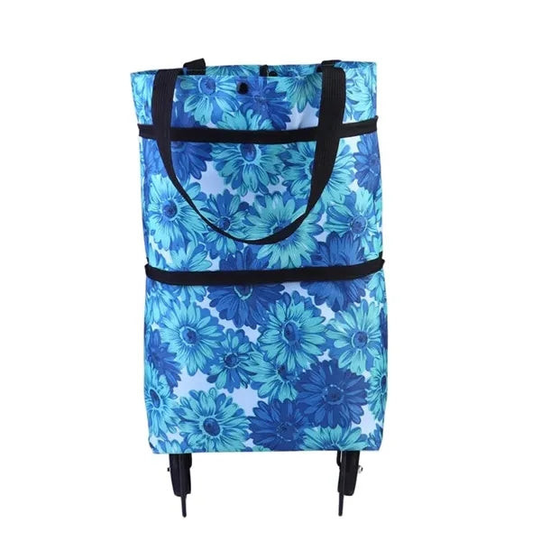 Folding Shopping Trolly Bag Grocery Cart