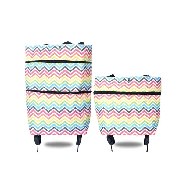 Folding Shopping Trolly Bag Grocery Cart