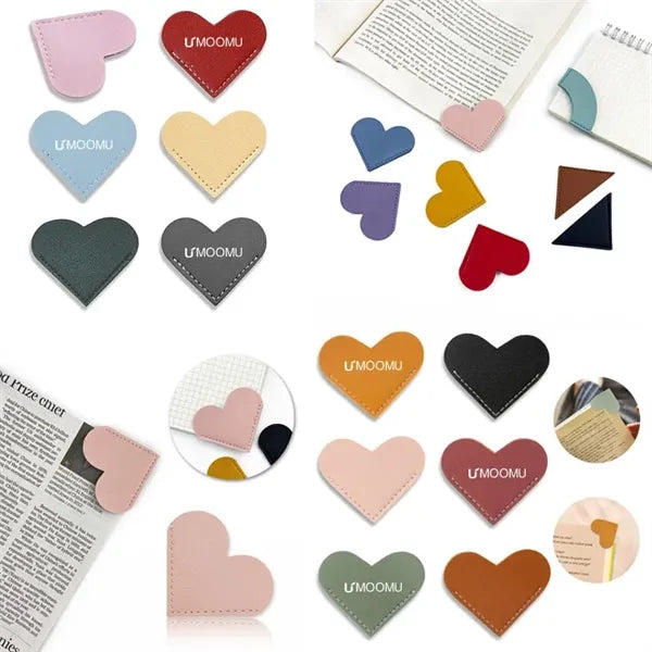 Leather Heart Bookmark