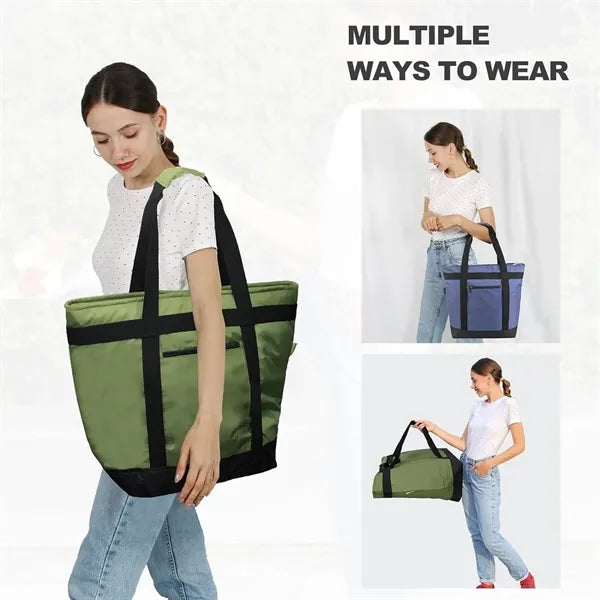 Large Insulated Grocery Cooler Bag