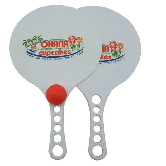 Beach Tennis Plastic Rackets With Ball