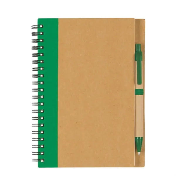 Spiral Coil Note Notebook With Pen