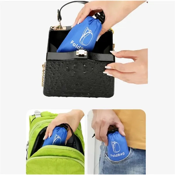 Foldable Backpack w/ Pouch