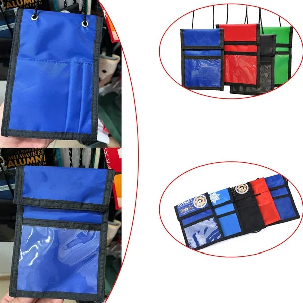 Neck Wallet Badge Holder