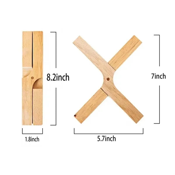 Foldable Heat Resistant Non Slip Pot Mat for Table & Counter