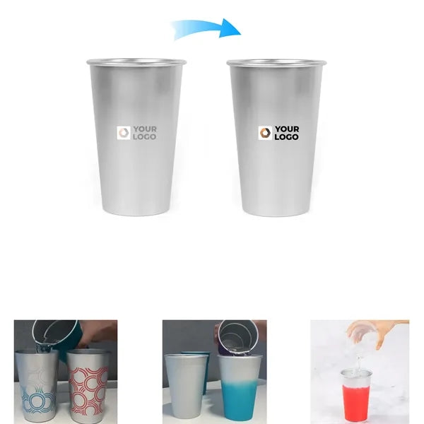 15 Oz Color Changing Aluminum Cup