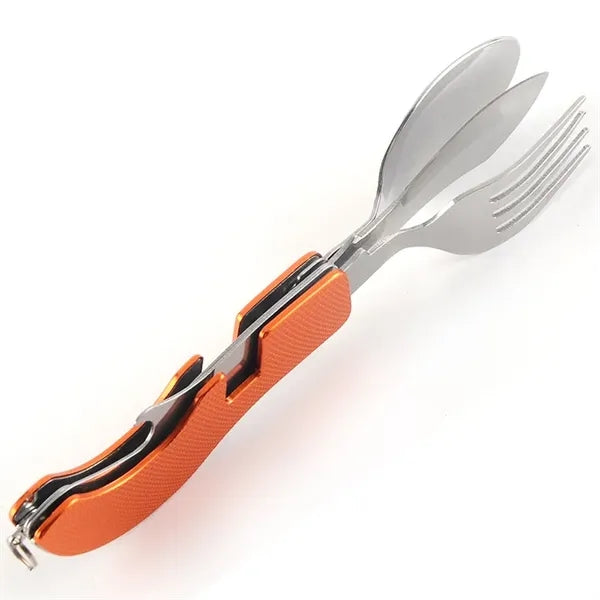 Camping Silverware Set 4-In-1