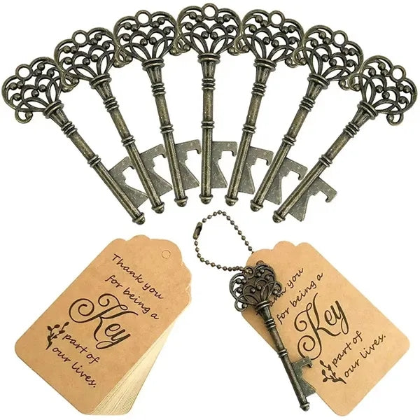 Vintage Skeleton Key Bottle Openers