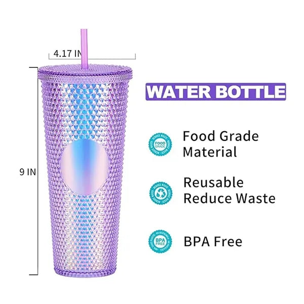 24Oz Studded Matte Cup Tumbler