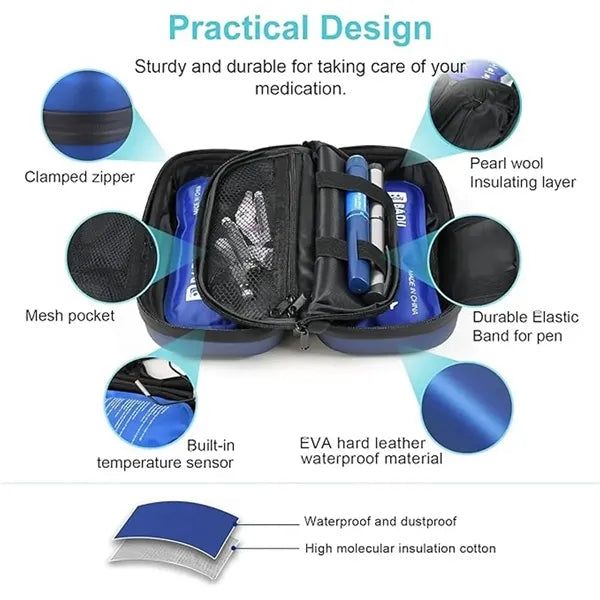 24H Insulin Cooler Travel Case