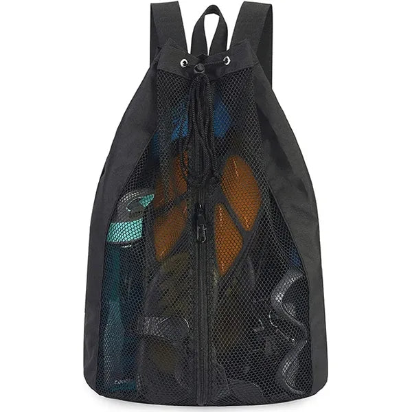 Mesh Drawstring Backpack