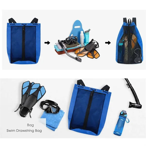 Mesh Drawstring Backpack