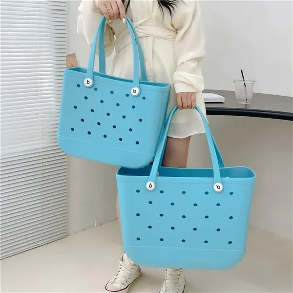 Medium Beach Rubber Tote Bag
