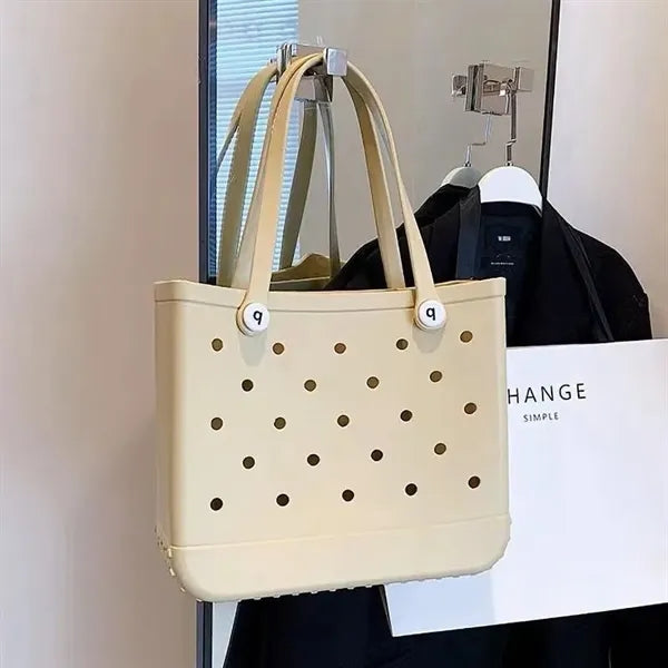 Medium Beach Rubber Tote Bag