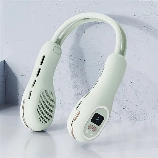 Ambient Light Hanging Neck Fan