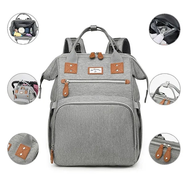 Multi-Function Travel Diaper Bag Nappy Backpack